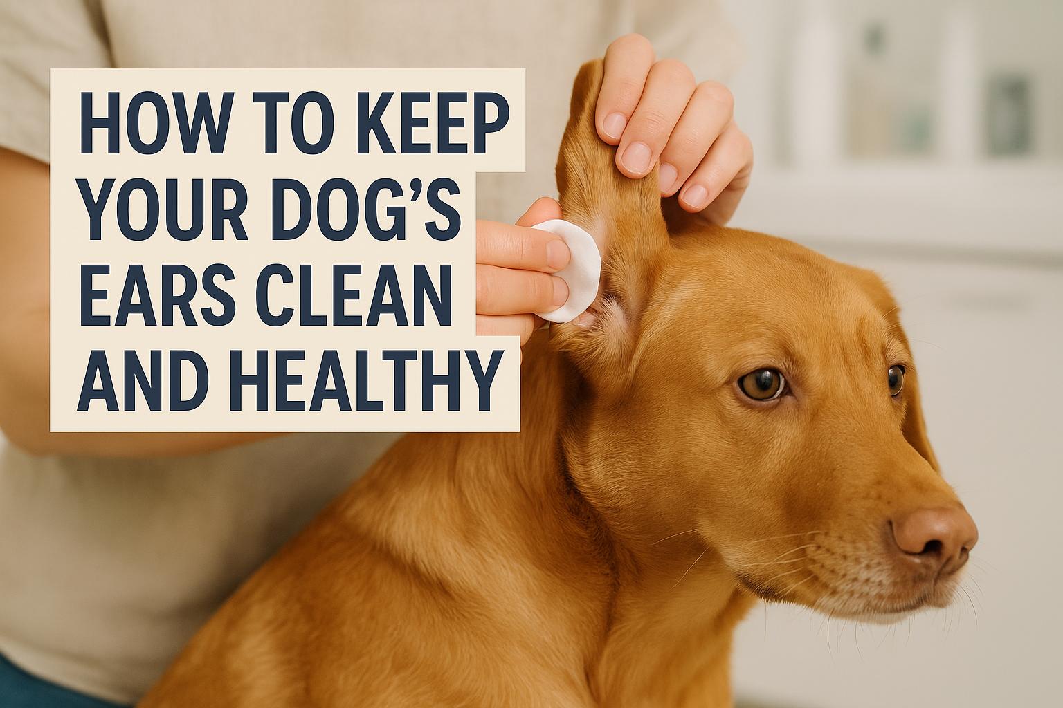 How to Keep Your Dog’s Ears Clean and Healthy