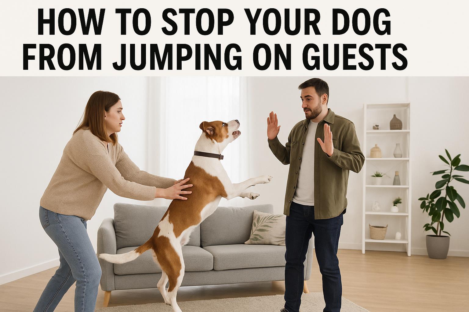 How to Stop Your Dog from Jumping on Guests