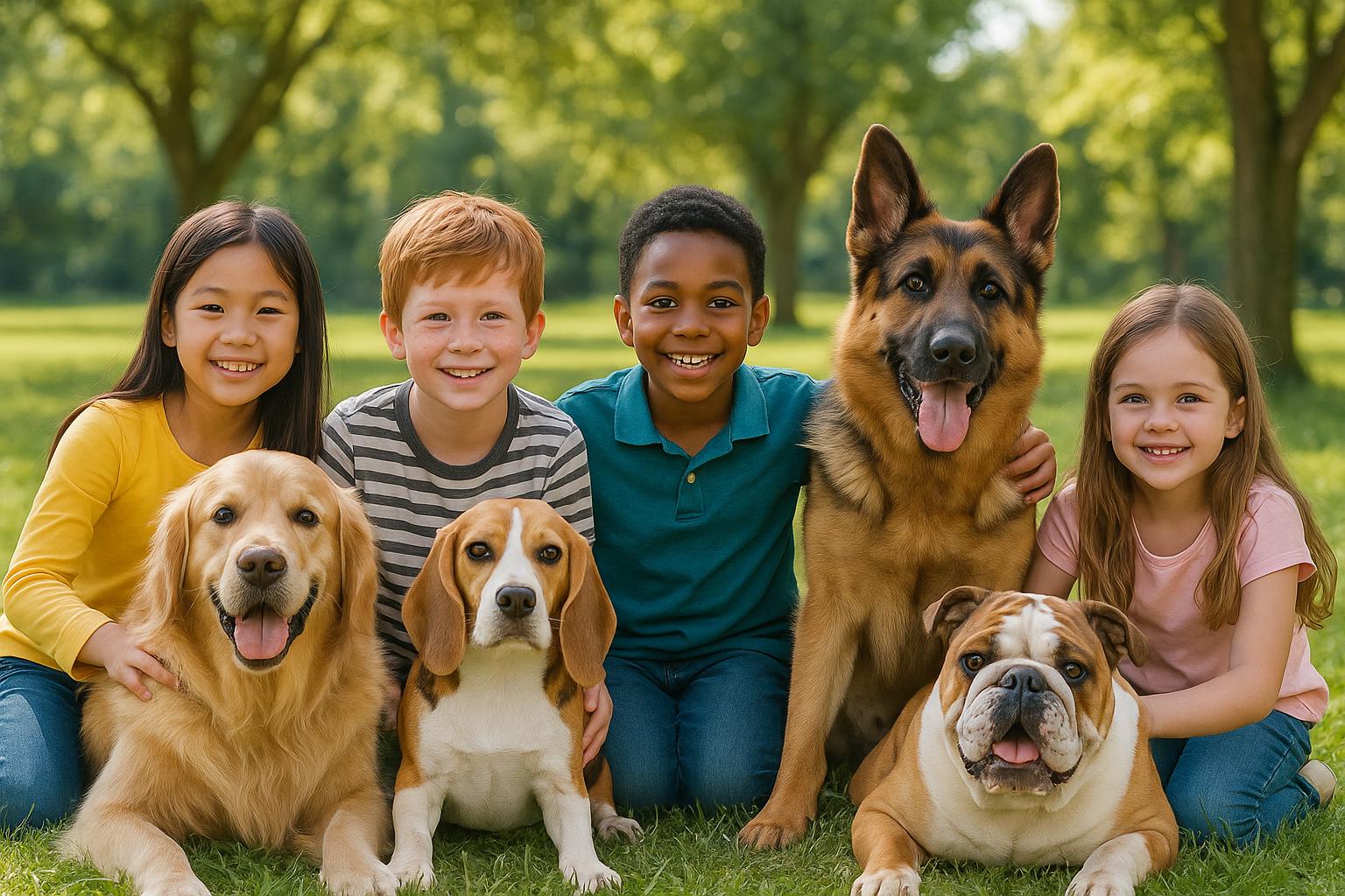 The Best Dog Breeds for Families with Children